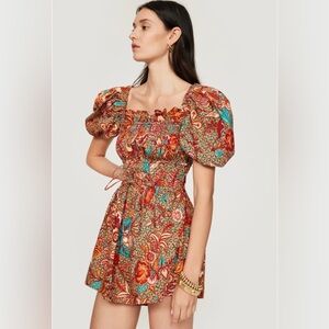 Ulla Johnson Multicolor Floral Midi Dress
